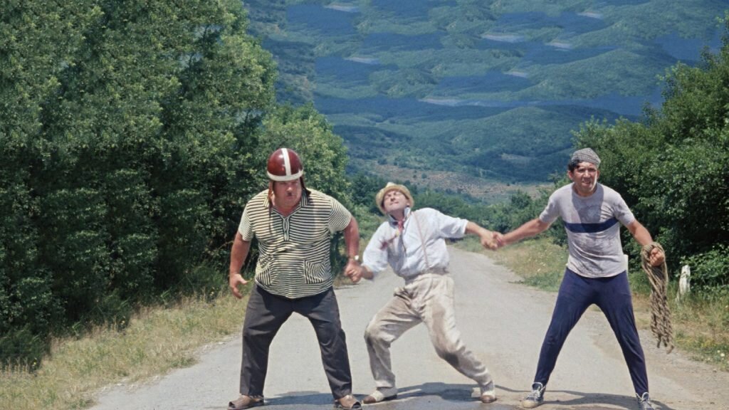 Szene aus dem Film Kaukasische Gefangene